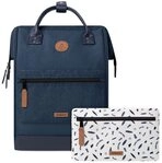 CABAIA Rucksack Melanged Backpack (Set, 3-tlg)