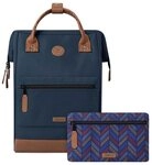 CABAIA Rucksack Essentials Backpack (Set, 3-tlg)