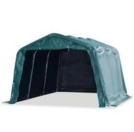 vidaXL Angelzelt, Weidezelt PVC 550 g/m&sup2; 3,3&times;4,8 m Dunkelgr&uuml;n