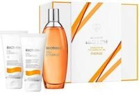 BIOTHERM K&ouml;rperpflegemittel Biotherm Eau d'Energie Set (EdT 100ml + SG 50ml + BL