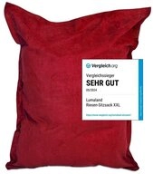 Lumaland Sitzsack Luxury Riesensitzsack XXL Bodenkissen, 380L 140x180cm waschbar
