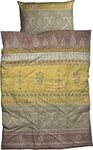 CASATEX Bettw&auml;sche Indi, Biber, 2 teilig, romantisch, orientalisch, weich und