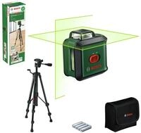 BOSCH Kreuzlinienlaser UniversalLevel 360 Set, Kreuzlinien-Laser mit Stativ TT 150 -