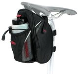 NORCO Satteltasche Utah Plus Satteltasche Fahrradzubeh&ouml;r mit Trinkflaschenhalterung