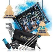 HAZET Adventskalender 24tlg. Herren Schrauber Werkzeug Bit-Set Griff Zangenschl&uuml;ssel