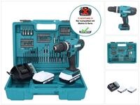 Makita Akku-Drehschlagschrauber Makita HP 488 DAEX1 Akku Schlagbohrschrauber 18...