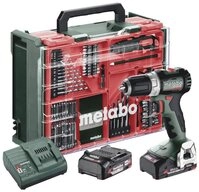 metabo Akku-Schrauber Akku-Bohrschrauber 613155710, inkl. 2. Akku, b&uuml;rstenlos,...