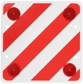 Systafex&reg; Warnschild Warntafel 50x50 cm mit R&uuml;ckstrahlern f&uuml;r Wohnmobil Boot