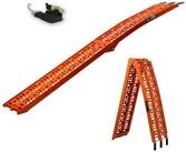 TRUTZHOLM Auffahrrampe klappbar 228cm Traglast 340kg Alu orange gelocht...