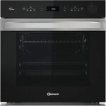 BAUKNECHT Einbaubackofen BIK5S DP8F2 ES, mit 2-fach-Teleskopauszug,...