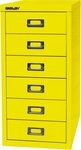 Bisley Aktenschrank Schubladenschrank Basis A4 6 Sch&uuml;be zinkgelb