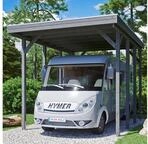 Skanholz Einzelcarport Caravan-Friesland, BxT: 397x555 cm, 350 cm Einfahrtsh&ouml;he