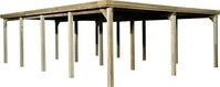 weka Doppelcarport 618 Gr.3, BxT: 603x802 cm, 215 cm Einfahrtsh&ouml;he