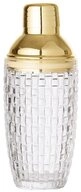 Bloomingville Cocktail Shaker, aus Glas, Deckel aus goldfarbenen Edelstahl,