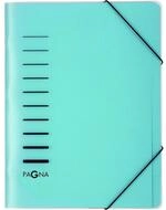 PAGNA F&auml;chermappe Ordnungsmappe 6 F&auml;cher blau