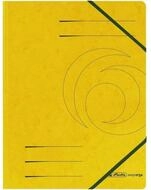 Herlitz F&auml;chermappe 5 Eckspanner easy orga DIN A4 gelb