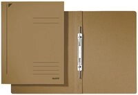 LEITZ Schulheft 3040 Spiralhefter - A4 250 Blatt kfm. Heftung Recycling-Karton braun
