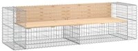 vidaXL Gartenbank Silber (3196239) vidaXL Gartenbank Silber (3196239)