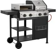 El Fuego Gasgrill Kombigrill 3-in-1 Boston, inkl. Pizzastein und Planchaplatte...