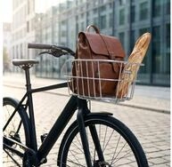 Basil Fahrradkorb Basil Hinterradkorb Cento Aluminium alufarbig 45x33x21 cm