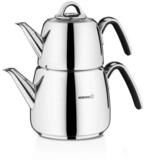 Korkmaz Caydanlik-Teekanne Vertex A197, 3 l, (2-St), 1,0L/2,0L, aus...