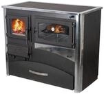 ABC Proizvod Kaminofen mit Backfach und Herdplatte zum Kochen Dauerbrand Holzofen
