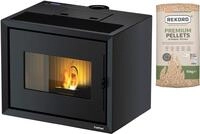 Freepoint Pelletofen MODO, 9,36 kW, Zeitbrand, Stahl, integriertes WiFi Modul