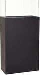 VIVANNO Bodenwindlicht Alu-Verbund CANDELA XL Rechteckig - Schwarz Matt (1 St),