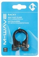 M-Wave Sattelst&uuml;tze M-Wave Racky Sattelklemme 31,8 mm Alu schwarz mit