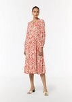 comma Midikleid Kleid Midikleid mit Cr&ecirc;pestruktur