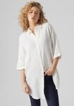 Vero Moda Hemdblusenkleid VMNATALI 3/4 LONG OVERSHIRT NOOS Sommerkleid, mit 3/4