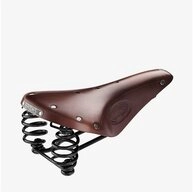 Brooks Fahrradsattel Brooks Sattel Flyer ATB Trekking Herren braun