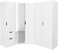 rauch Schrank-Set Freiham, (Set, 3-St), 3-teilig, schlichte Front mit ausgefr&auml;sten
