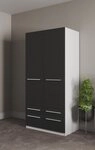 priess Kleiderschrank Schrank Garderobe W&auml;scheschrank Barcelona in 5 Breiten viel