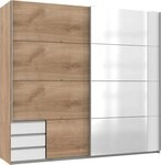 Wimex Schwebet&uuml;renschrank Emden moderner Kleiderschrank mit Spiegel und Schubladen