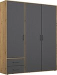 rauch Dreht&uuml;renschrank Kleiderschrank Schrank Garderobe W&auml;scheschrank VOYAGER (in 3