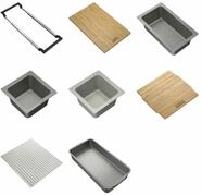 FRANKE Einbausp&uuml;le FRANKE ALL-IN Zubeh&ouml;r-SET 5 mit teleskopierbarer Schiene