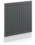 Vicco Frontblende Fame-Line, Anthrazit Landhaus/Wei&szlig;, 60 cm ohne Arbeitsplatte...