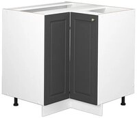 Vicco Eckunterschrank Fame-Line, Anthrazit-Gold/Wei&szlig;, 80.5 cm ohne...