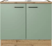 Flex-Well Sp&uuml;lenschrank Cara (2-St) (B x H x T) 100 x 85 x 60 cm, inkl.