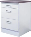 Flex-Well Unterschrank Lucca (B x H x T) 60 x 85/86 x 60 cm, mit praktischen