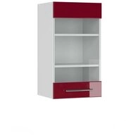 Vicco Glash&auml;ngeschrank Fame-Line, Bordeaux Hochglanz/Wei&szlig;, 40 cm (1-St)
