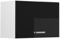 Vicco H&auml;ngeschrank R-Line, Schwarz Hochglanz/Wei&szlig;, 60 cm Flach (1-St)