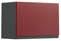 Vicco H&auml;ngeschrank R-Line, Rot/Anthrazit, 60 cm J-Shape, flach (1-St)