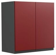 Vicco H&auml;ngeschrank R-Line, Rot/Anthrazit, 60 cm J-Shape (1-St)