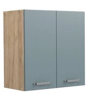 Vicco H&auml;ngeschrank R-Line, Blau-Grau/Goldkraft Eiche, 60 cm (1-St)