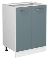 Vicco Unterschrank R-Line, Blau-Grau/Wei&szlig;, 60 cm ohne Arbeitsplatte (1-St)