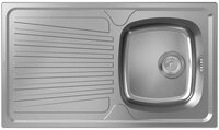 hansgrohe Edelstahlsp&uuml;le hansgrohe S210-A342 86 Handbedienung Edelstahl, 86/50...