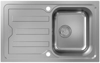 hansgrohe Edelstahlsp&uuml;le hansgrohe S440-F342 79 Abtropffl&auml;che kurz