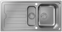 hansgrohe Edelstahlsp&uuml;le hansgrohe S440-A517 100 Exzenterbedienung Edelstahl,...